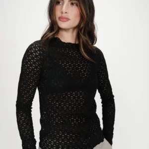 Top VALMY negro Grace & Mila.