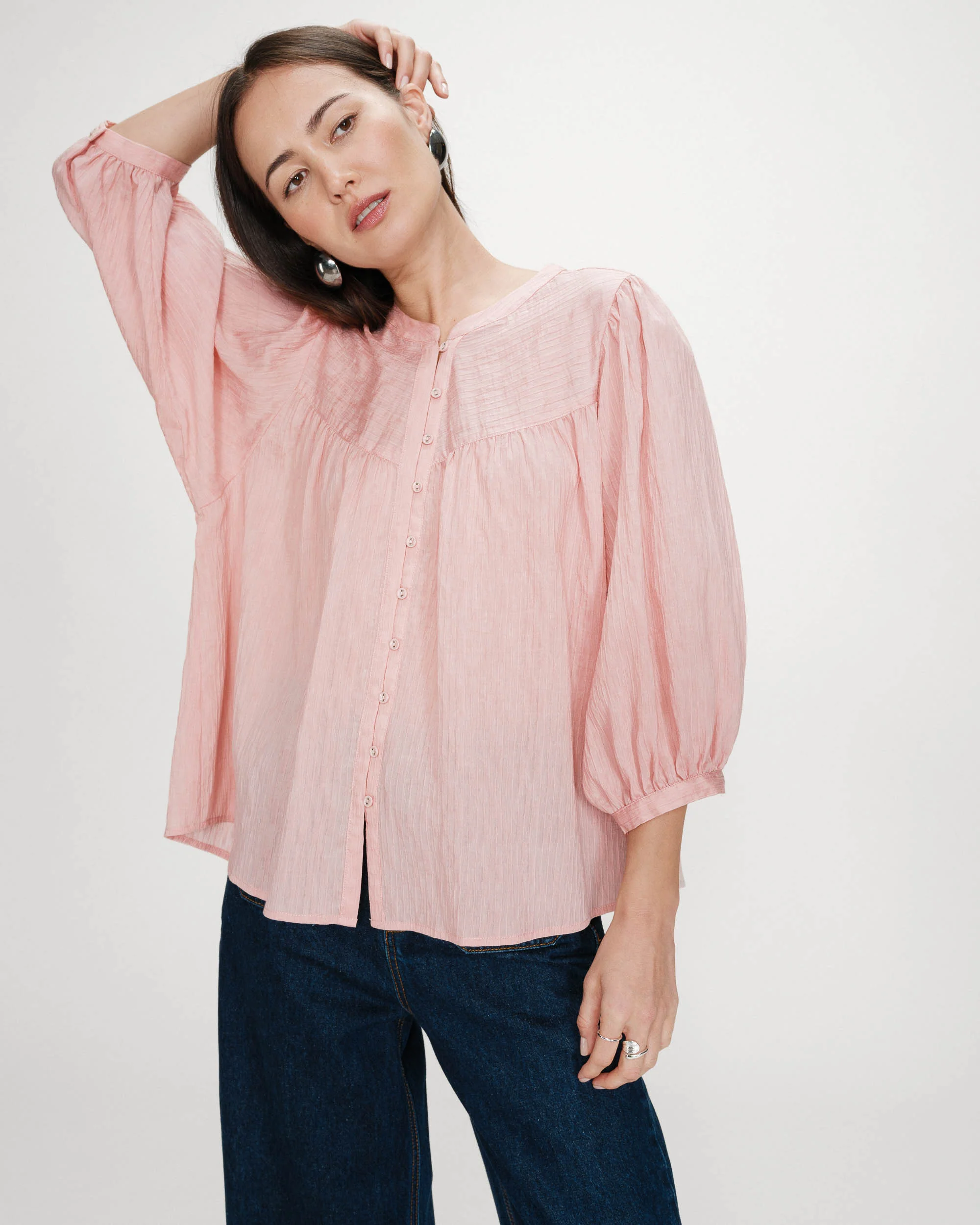 Blusa VANILLE rosa Grace & Mila.