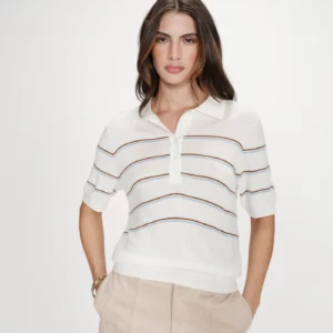 Polo VERACRUZ crudo rayas Grace & Mila.