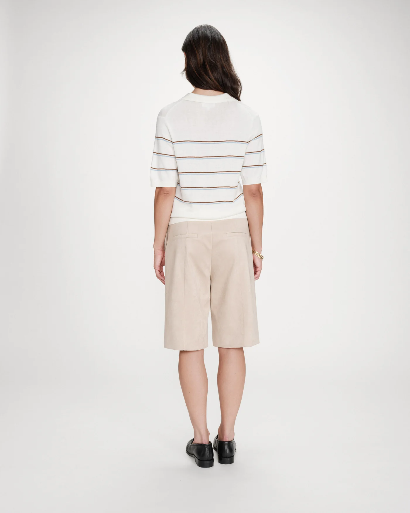 Polo VERACRUZ crudo rayas Grace & Mila.