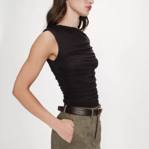 Top VODIA negro Grace & Mila.