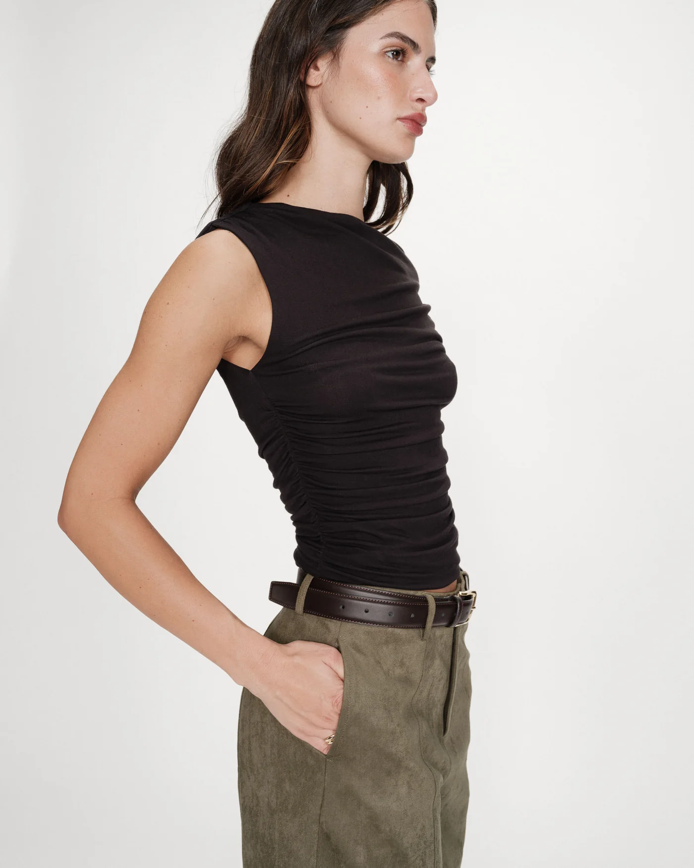 Top VODIA negro Grace & Mila.